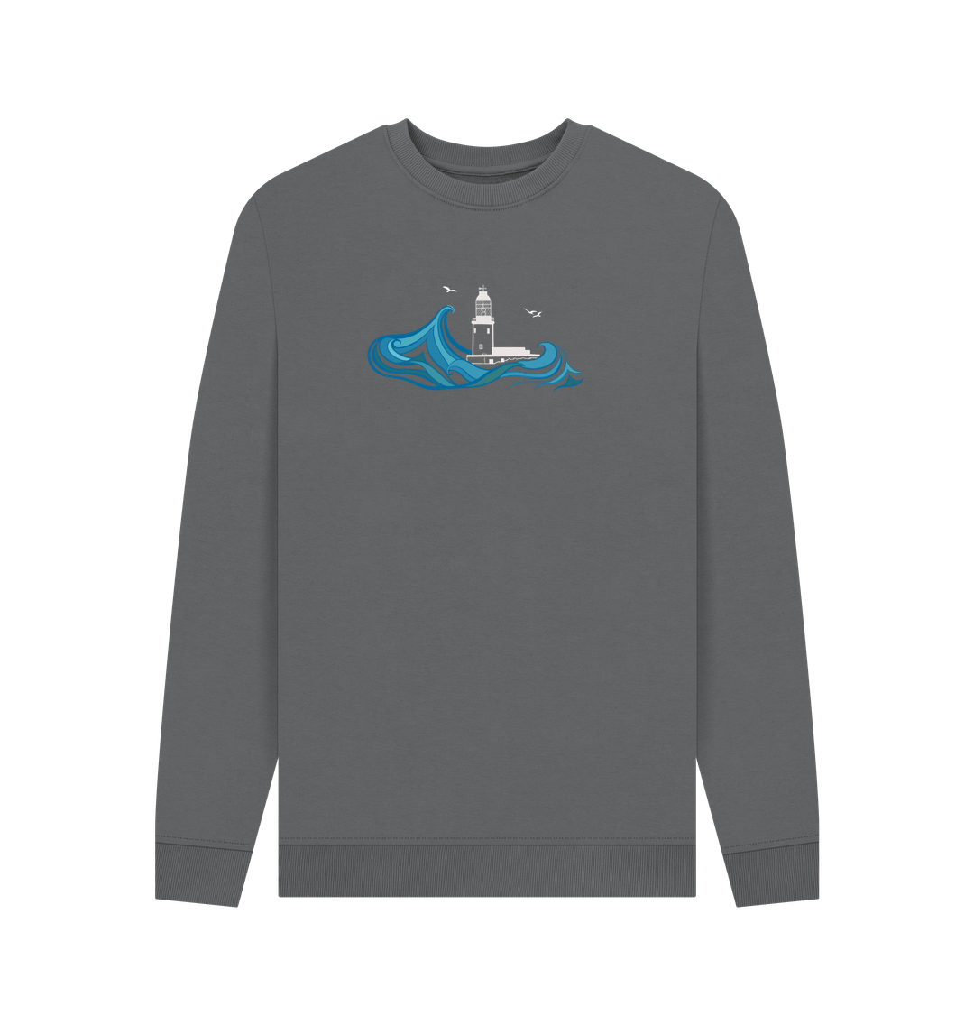 Slate Grey Round Island Men\u2019s Sweater