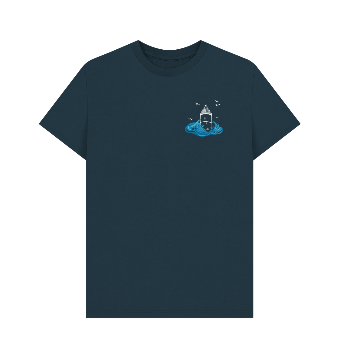 Denim Blue St Agnes Men's \/ Unisex Tee (plain back)