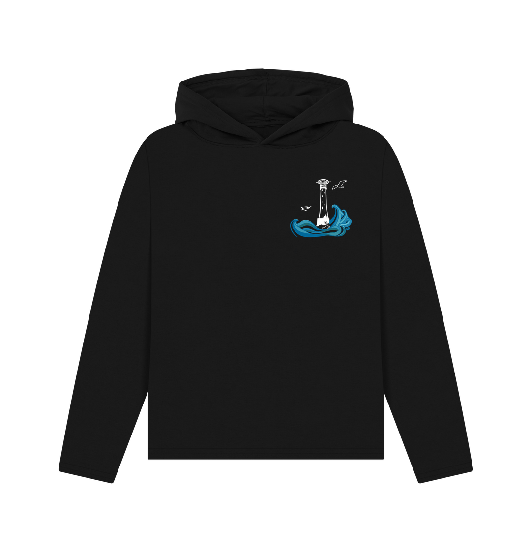 Black Bishop Rock Remill\u00ae Relaxed Fit Women's Hoodie
