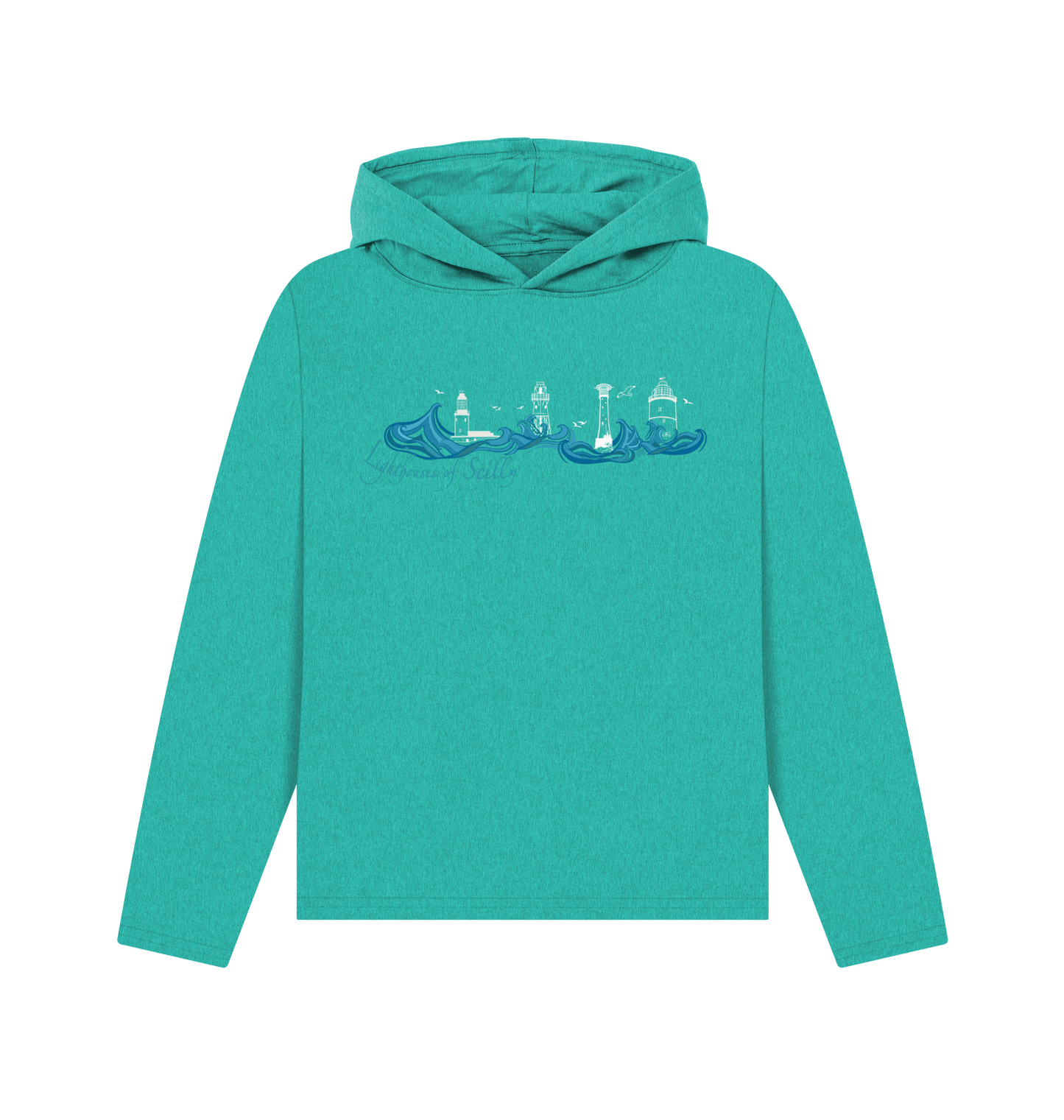 Seagrass Green Recycled Hoody Front