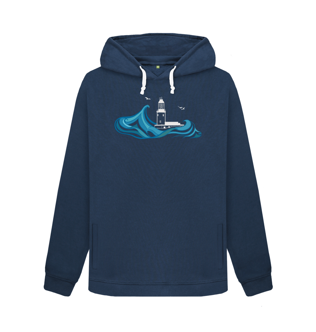 Navy Blue Printed Sweater