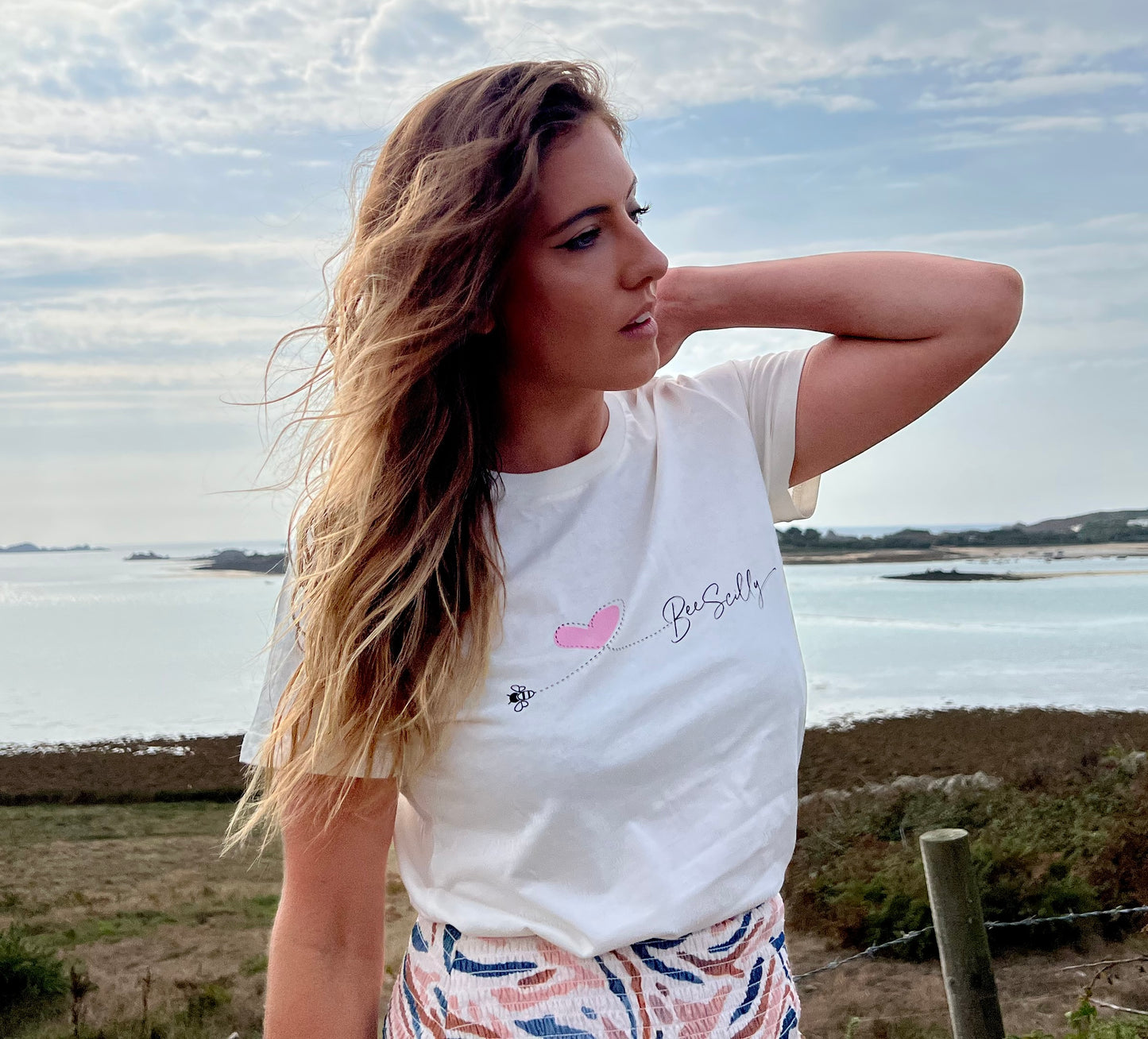 Bee Scilly Women's Tee - Natural