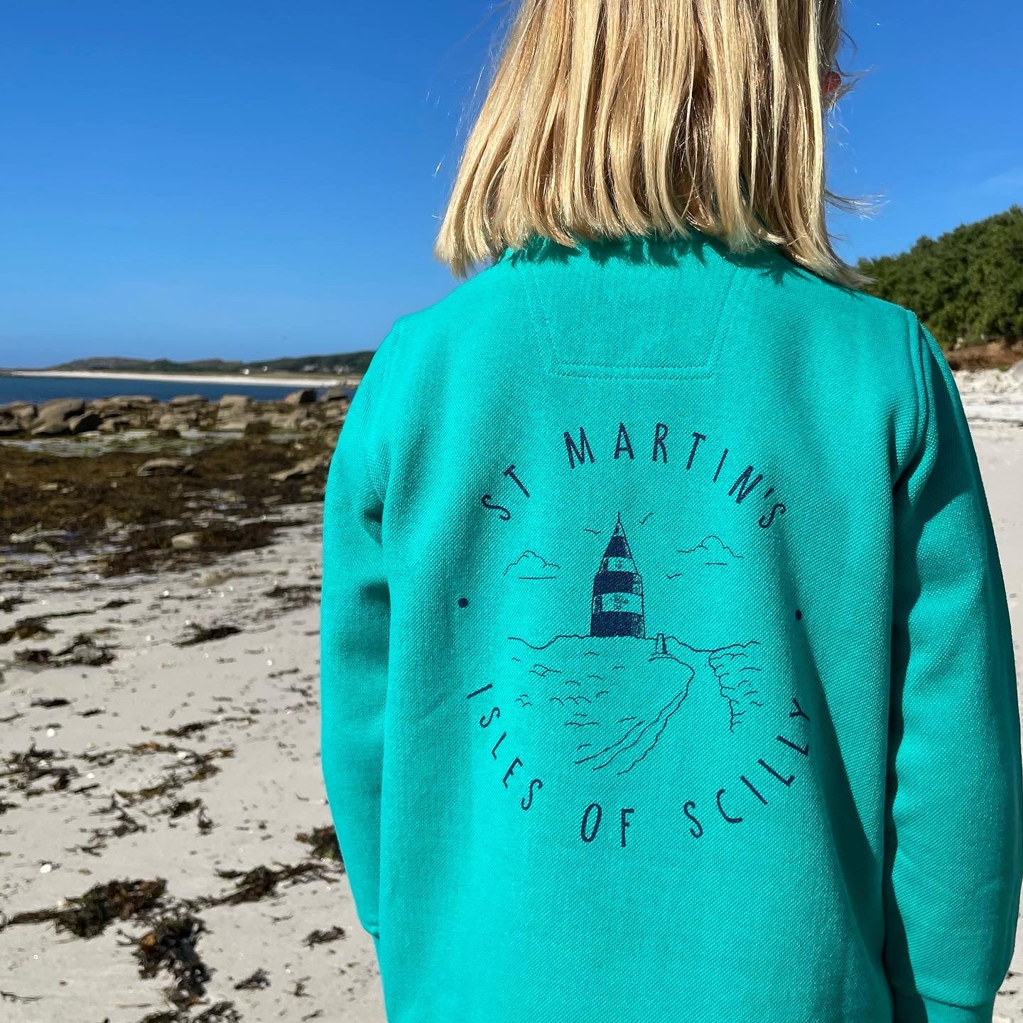 Kids Crew St Martins Sweat - Green