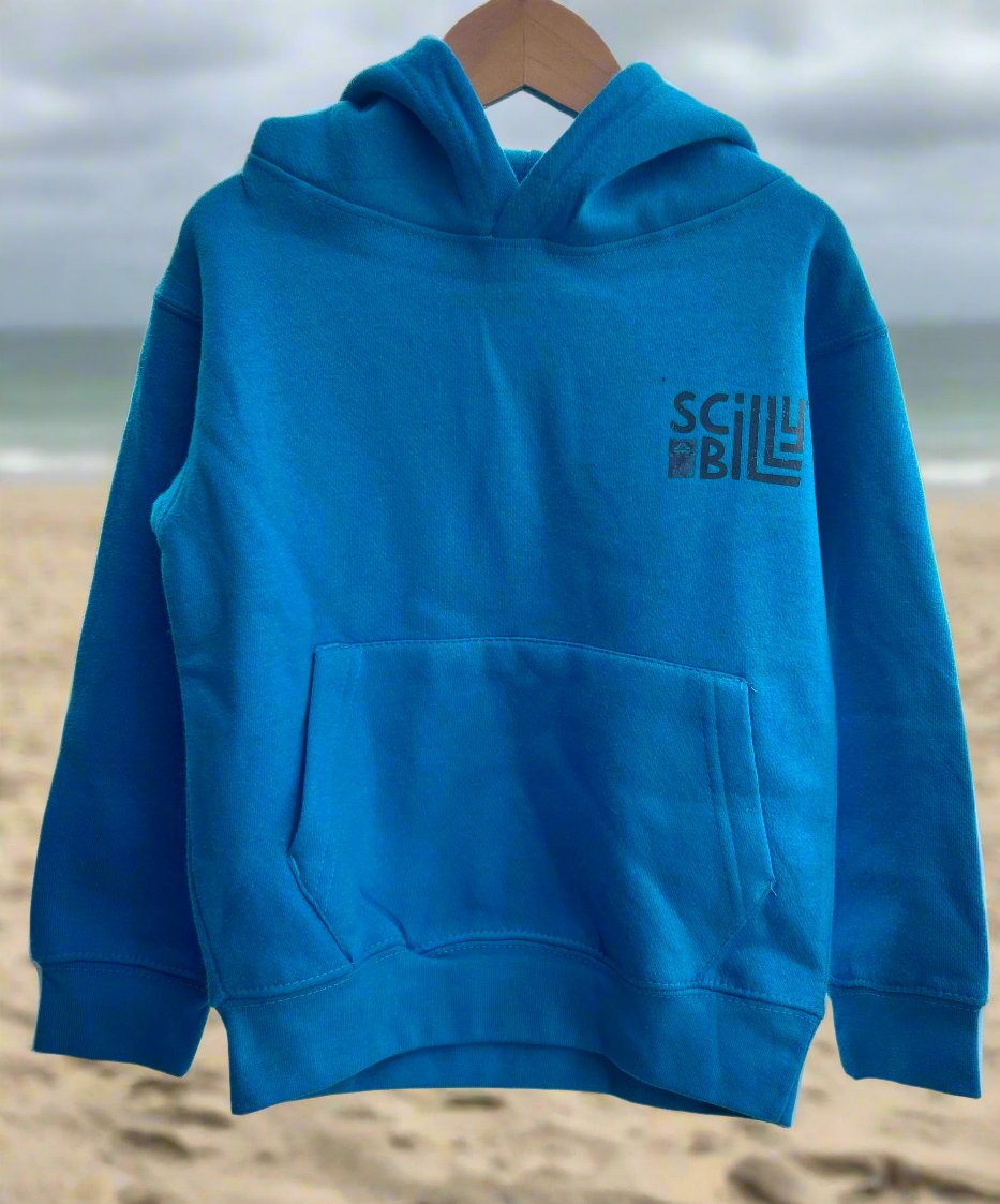 Turquoise Kids' Hoodie - Pullover