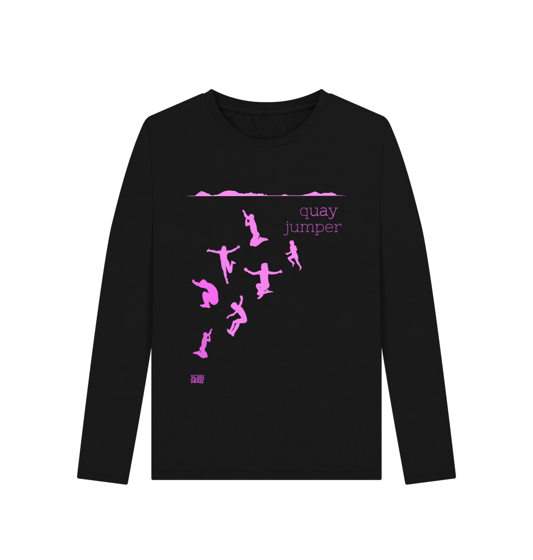 Black Printed Long Sleeve T Shirt