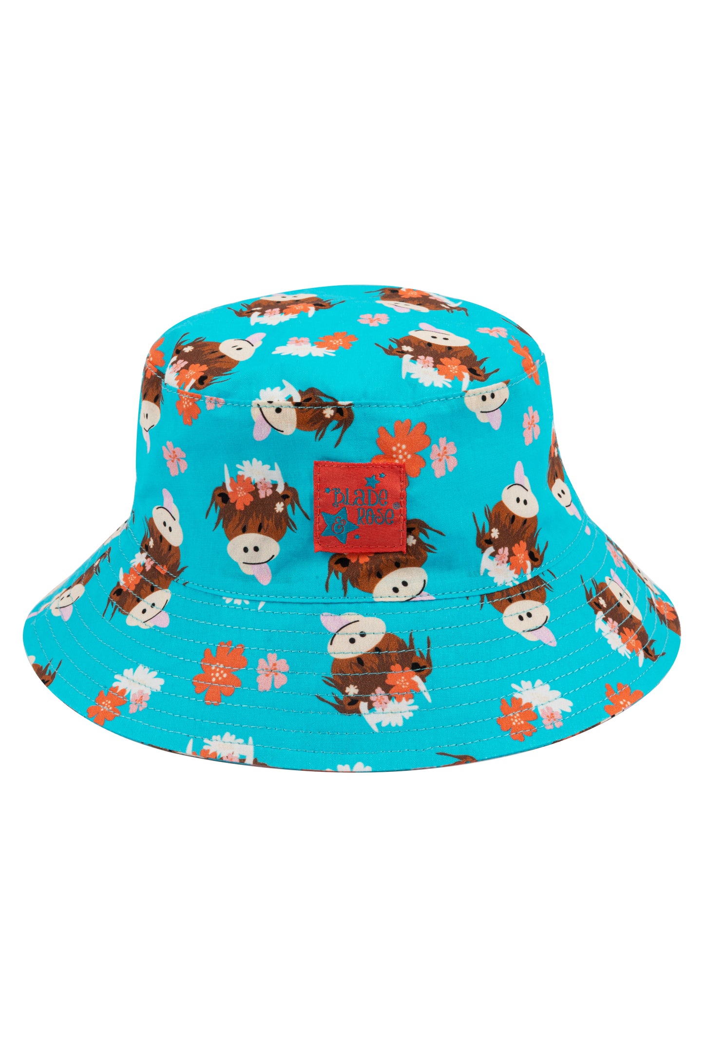Bonnie Highland Cow Summer Hat