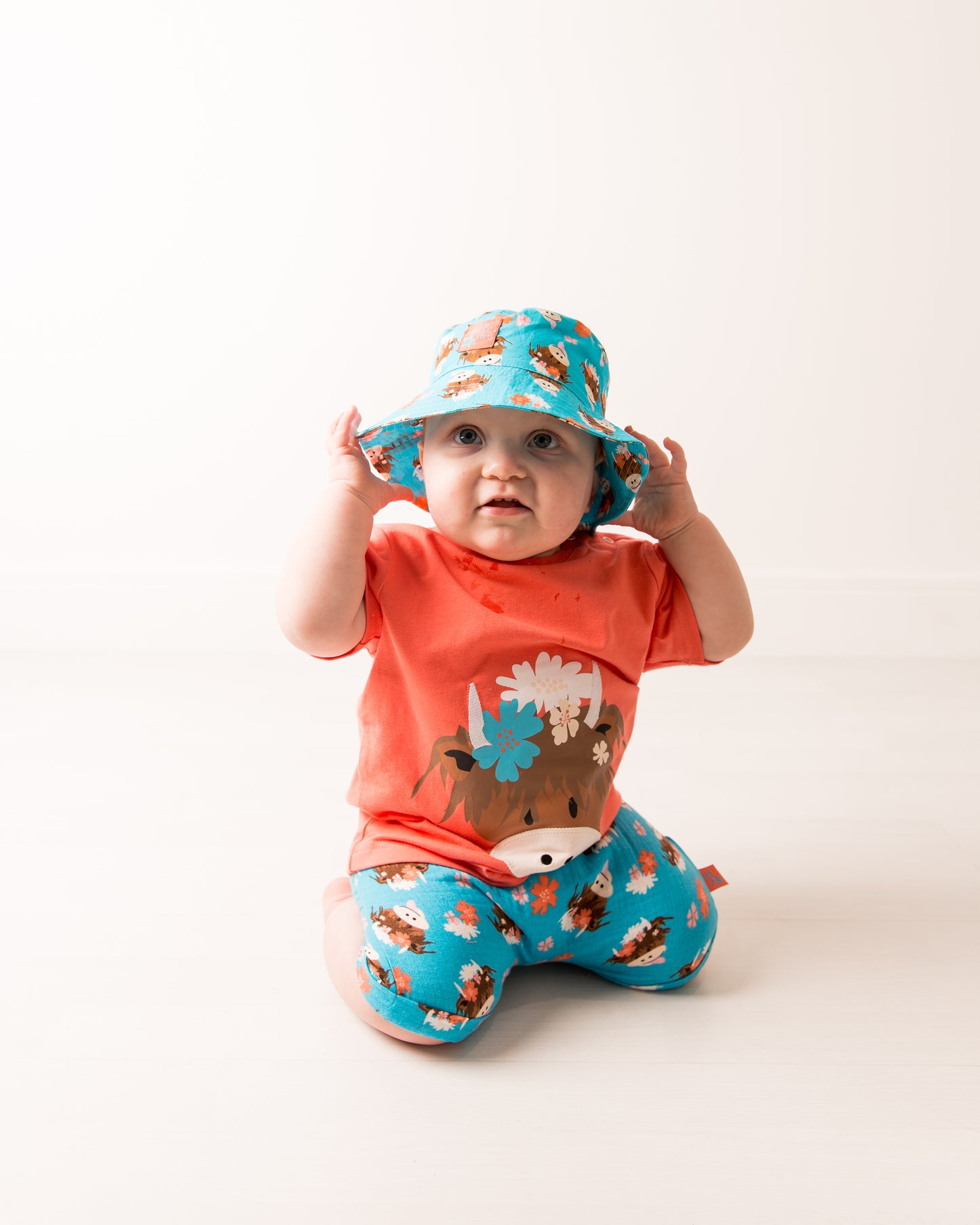 Bonnie Highland Cow Summer Tee
