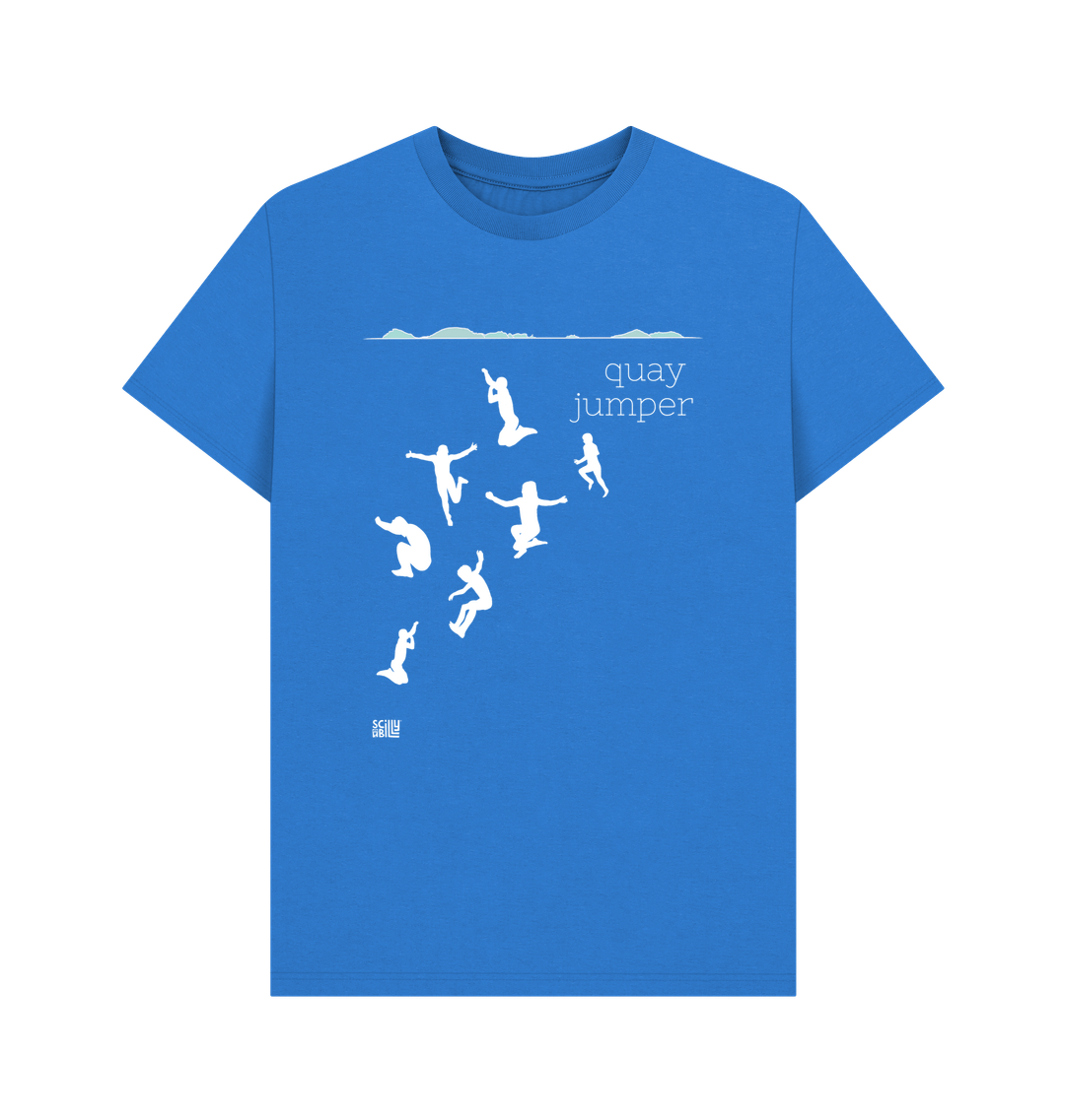 Bright Blue Printed T-shirt