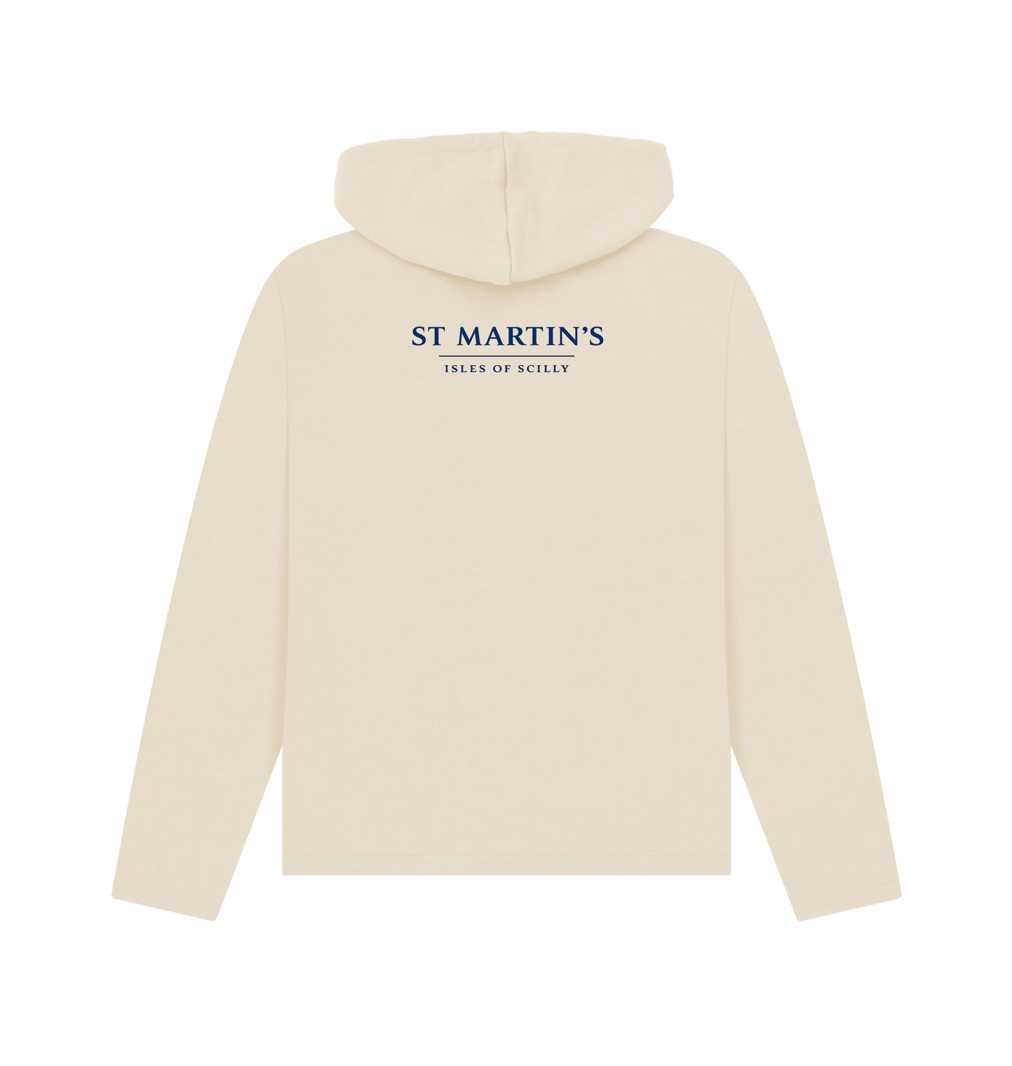 Oat Printed Hoody Back