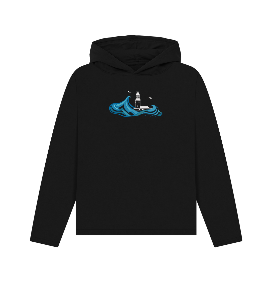 Black Round Island Remill\u00ae Relaxed Fit Women's Hoodie