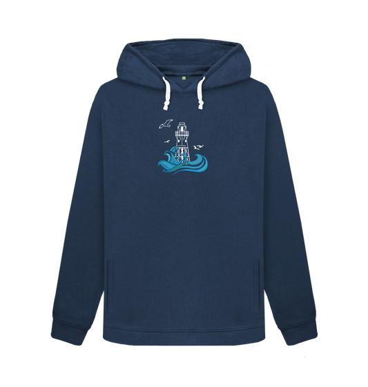 Navy Blue Printed Sweater