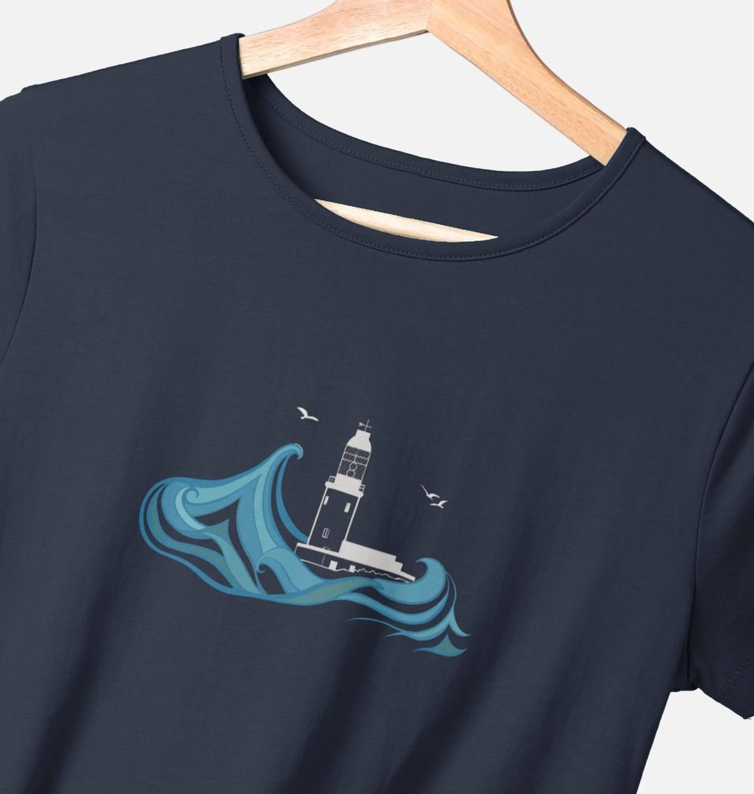 Round Island Women's Tee (plain back)