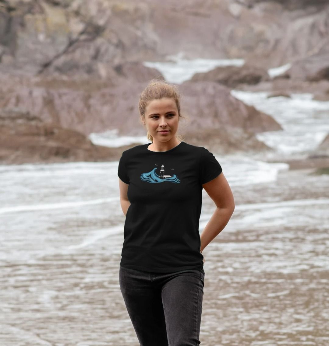 Round Island Women's Tee (plain back)
