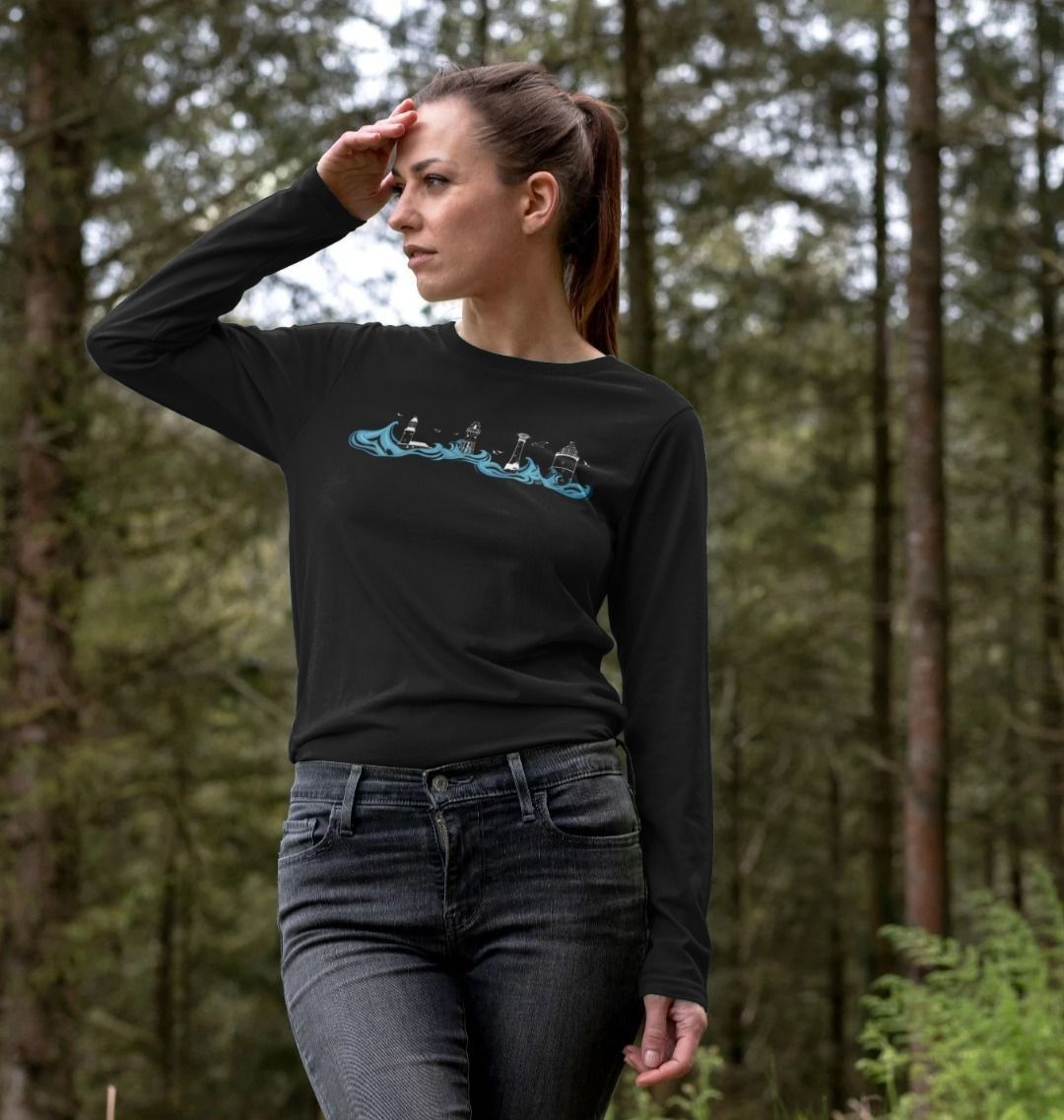 Lighthouses Women’s Long Sleeved Tee (without text)
