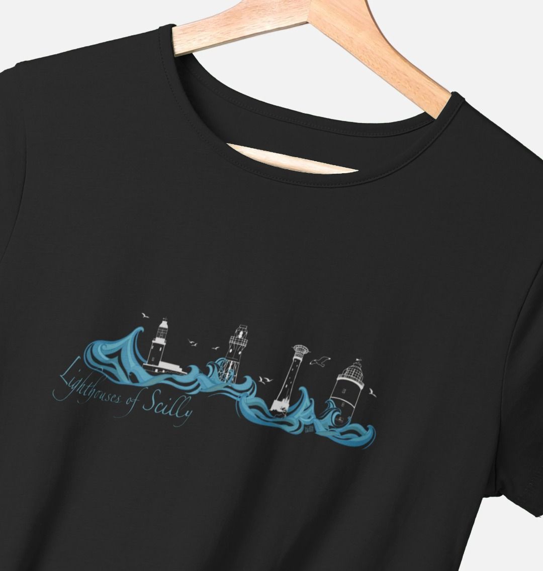 'Lighthouses of Scilly' Women’s Tee
