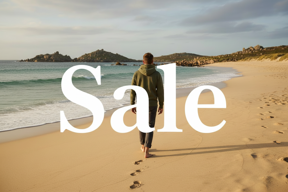 Sale Collection with Text Overlay