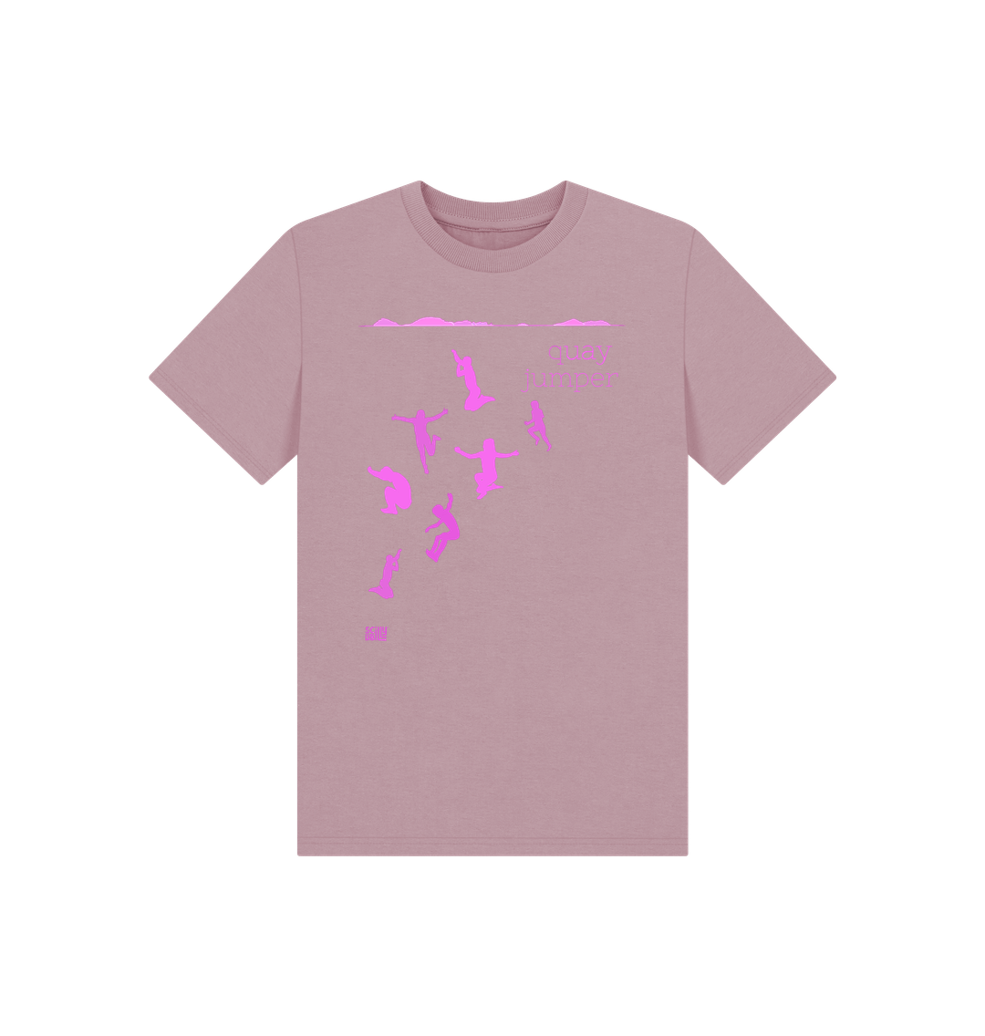 Mauve Printed Kids T-Shirt