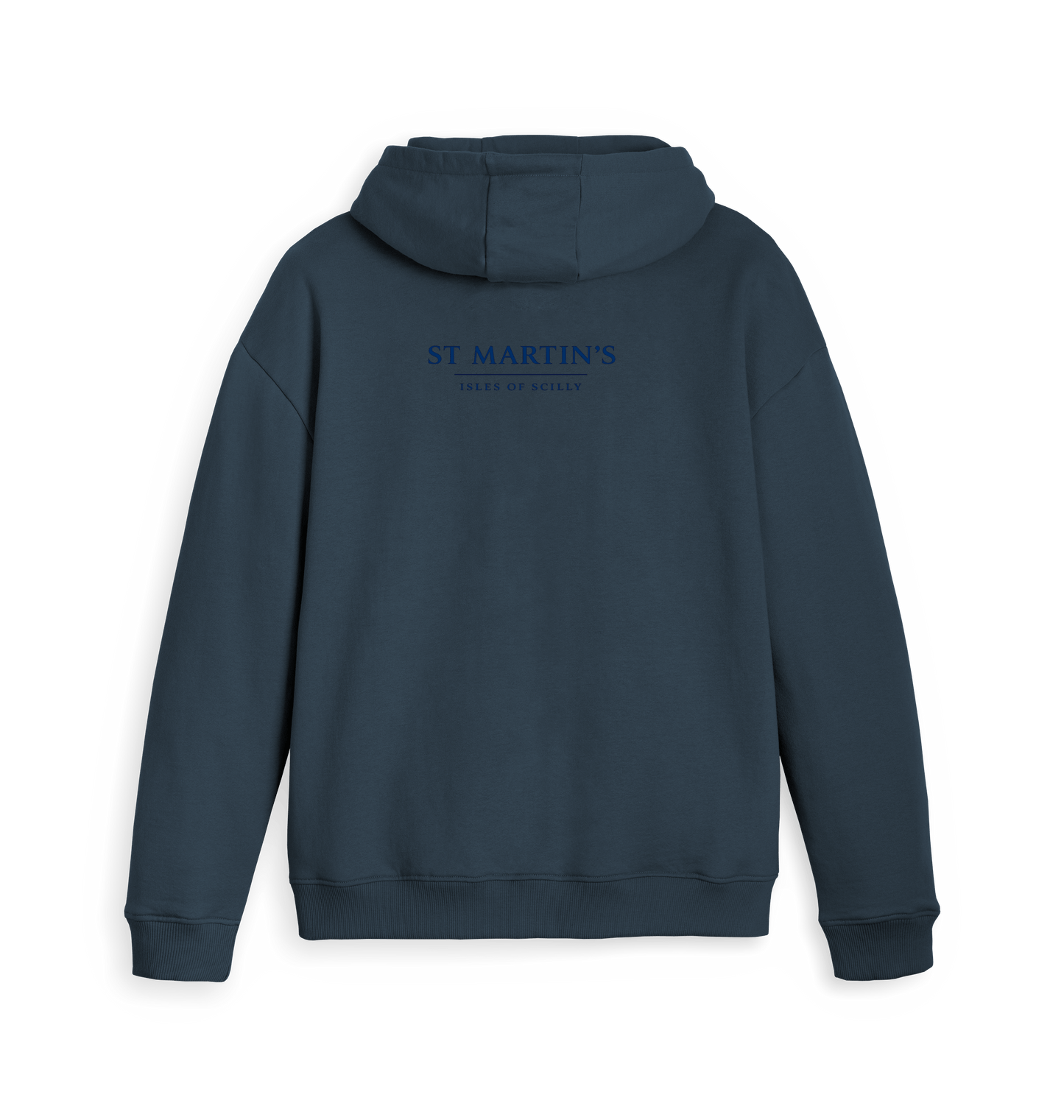 Navy Zip hoody Back