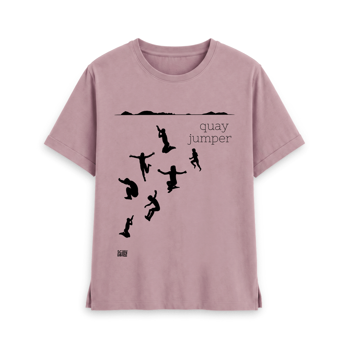 Mauve Printed T-shirt Front