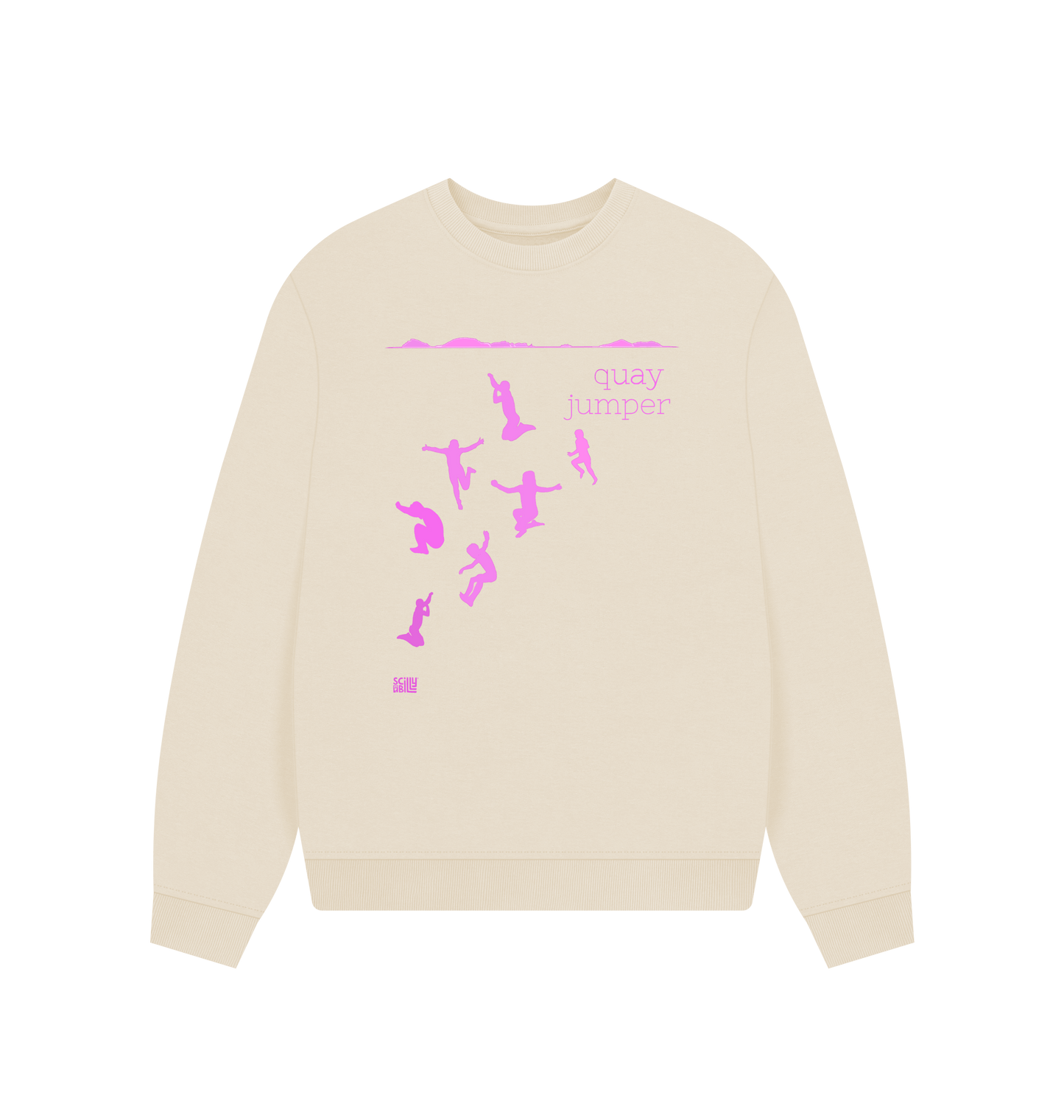 Oat Printed Sweater Front