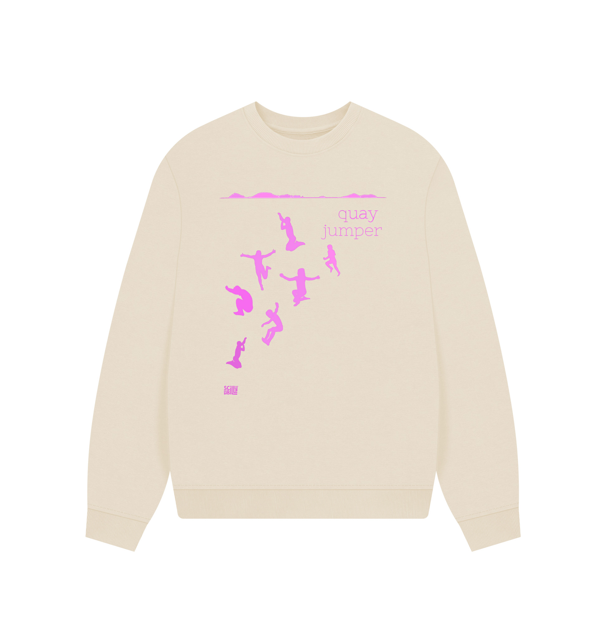 Oat Printed Sweater Front