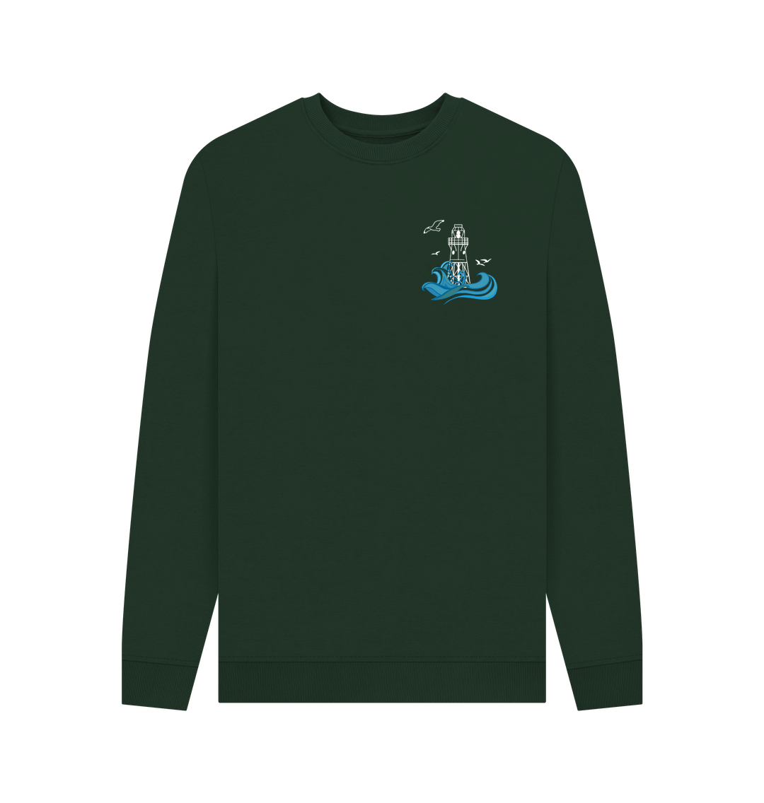 Evergreen Peninnis Head Lighthouse Men's Sweater