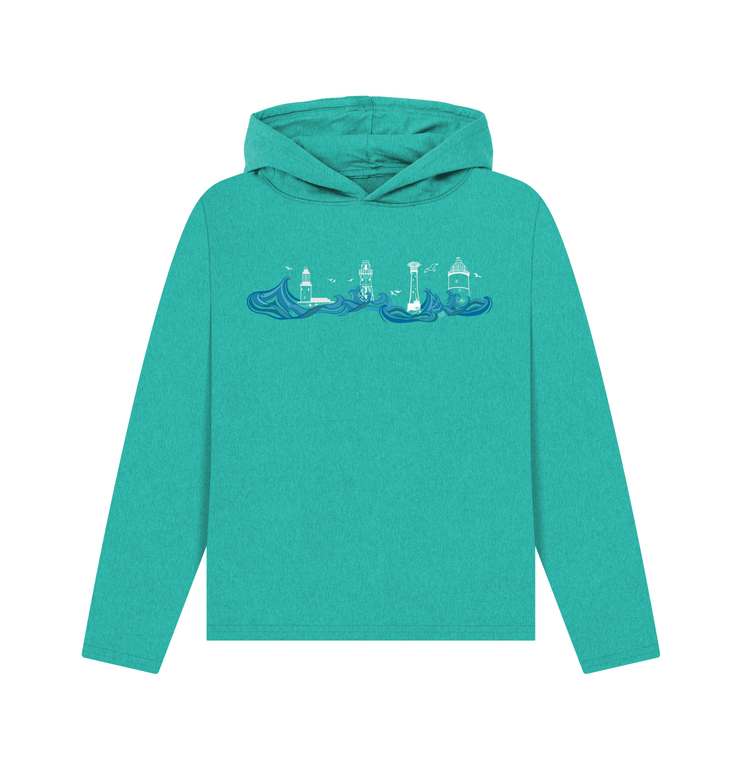 Seagrass Green Recycled Hoody Front