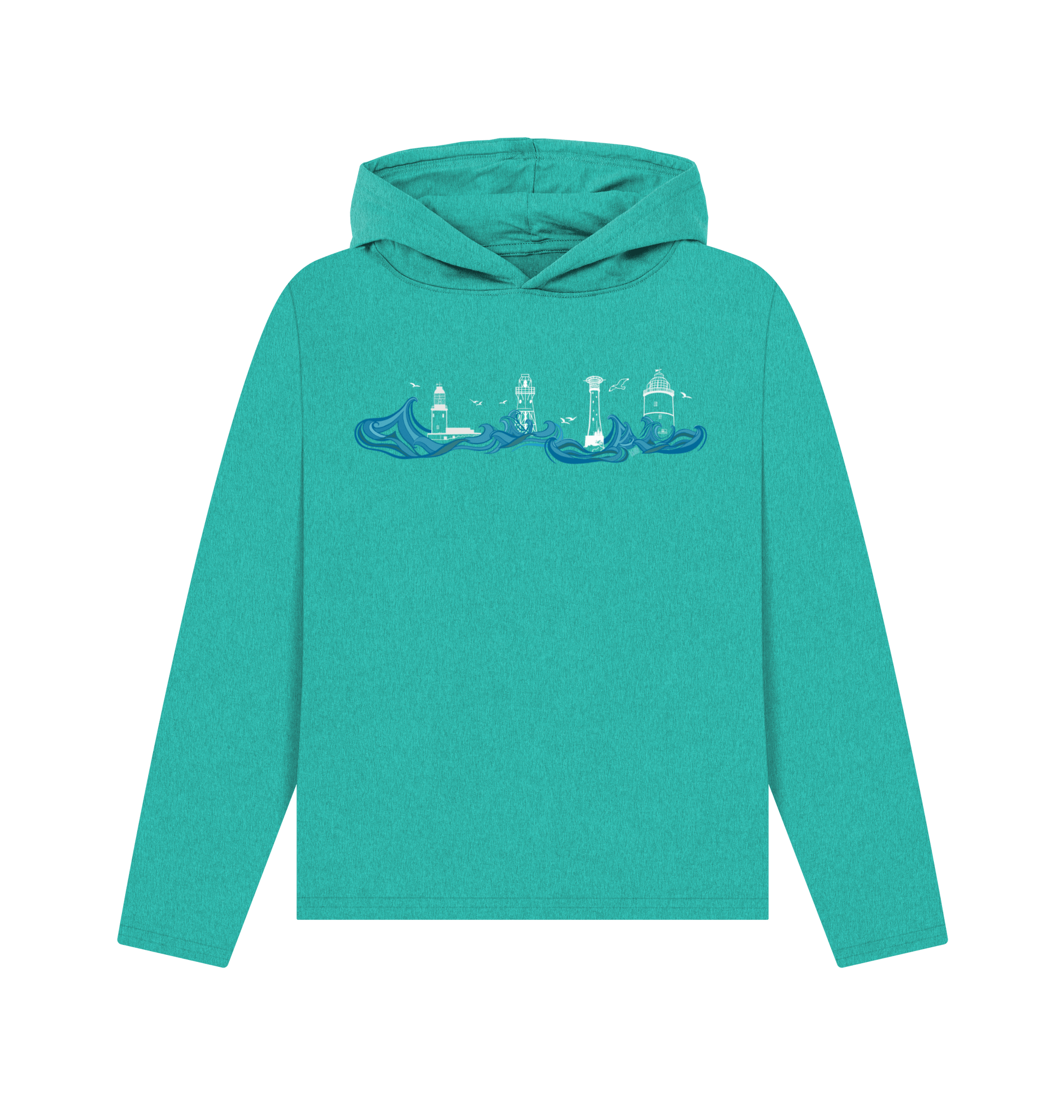 Seagrass Green Recycled Hoody Front