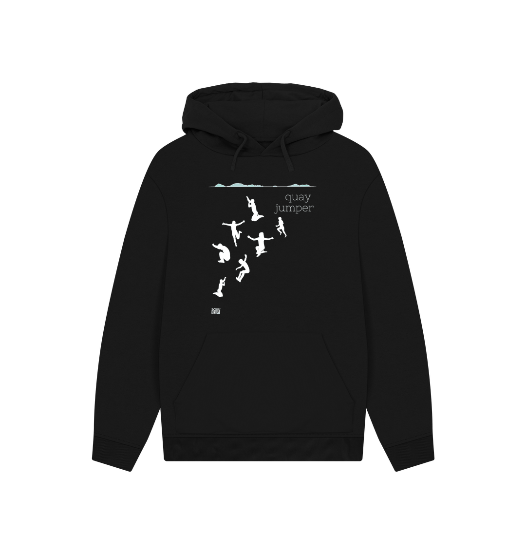 Black Printed Hoody