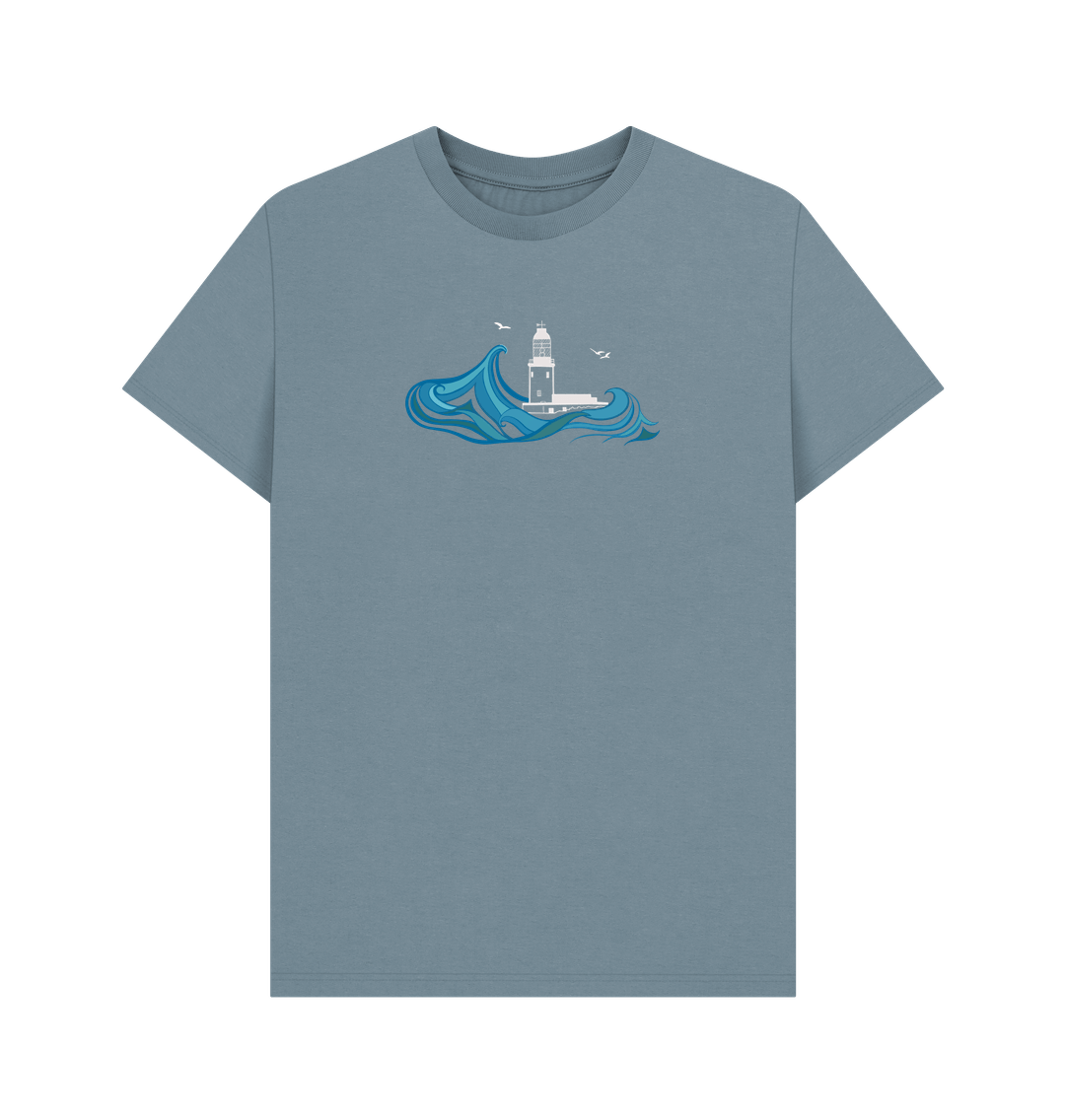 Stone Blue Round Island Men's Tee