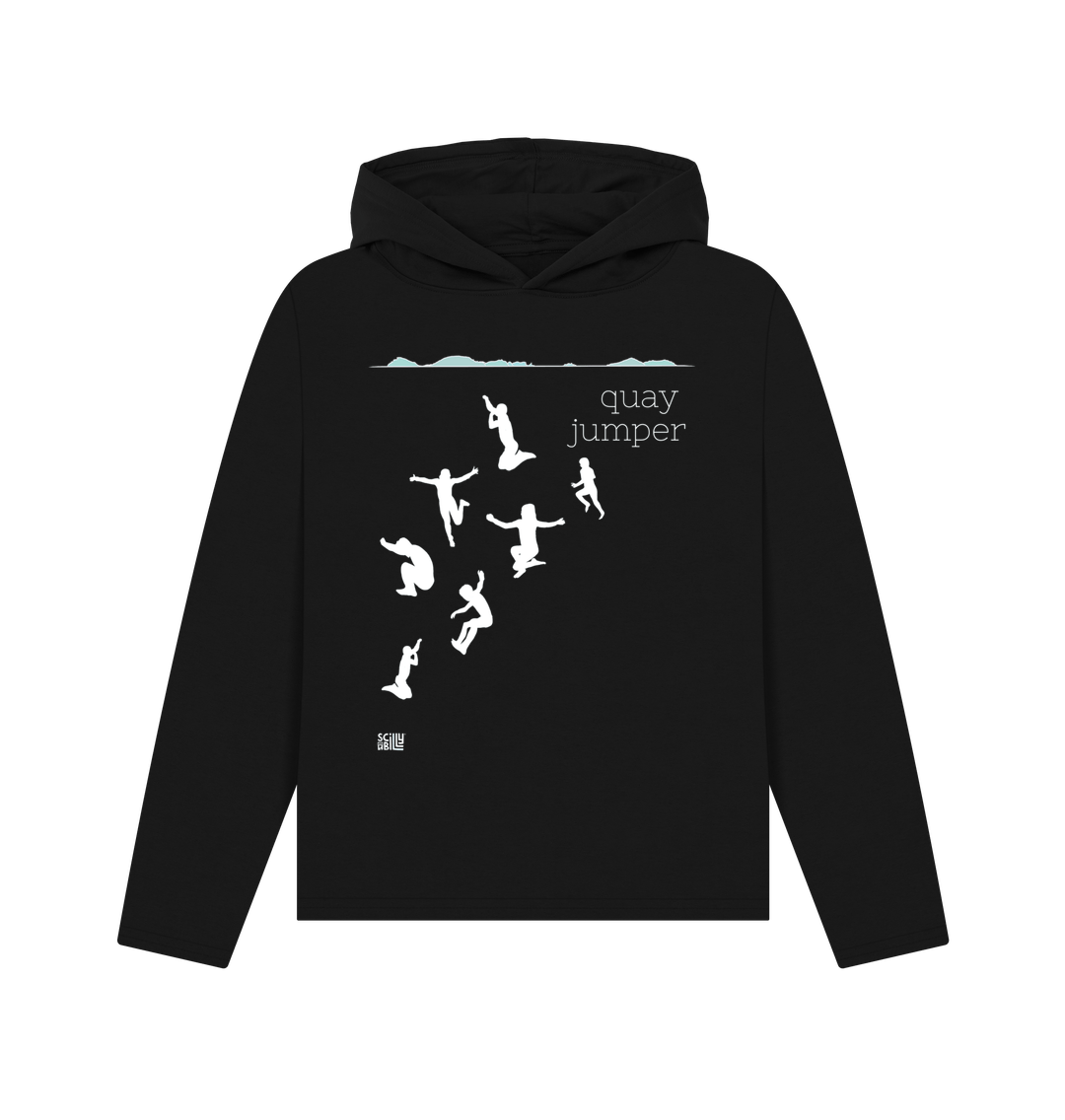 Black Printed Hoody