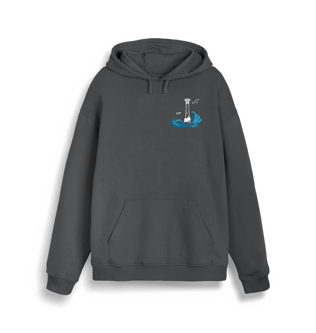 Anthracite Bishop Rock Unisex Kangaroo Pocket Hoodie