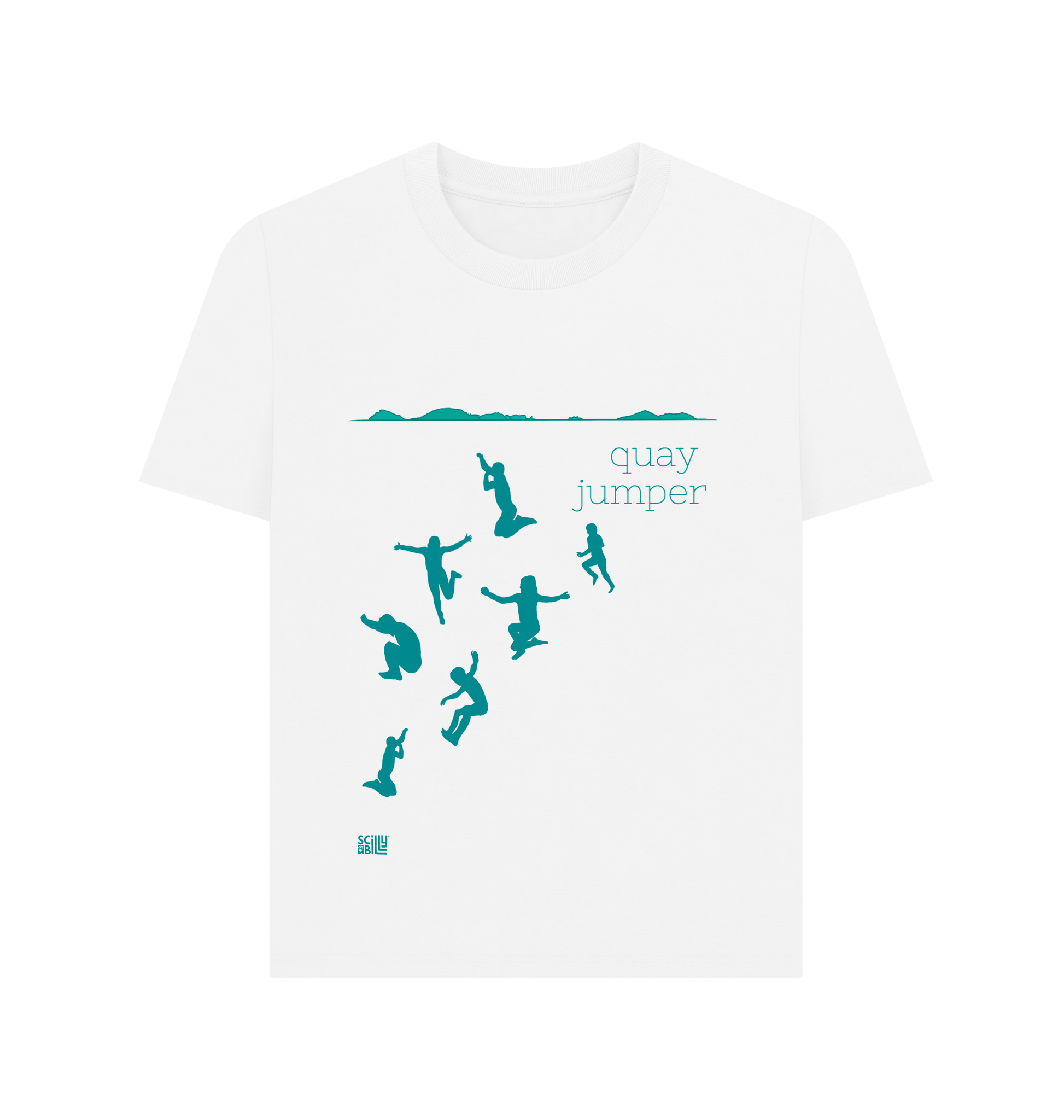 White Printed T-shirt Front