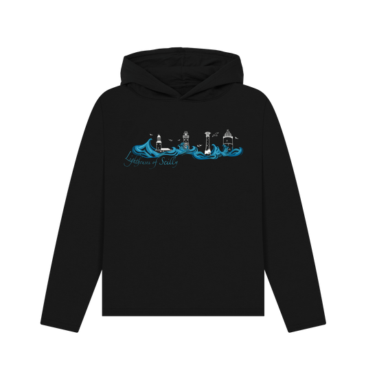 Black Recycled Hoody Front