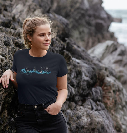 'Lighthouses of Scilly' Women’s Tee