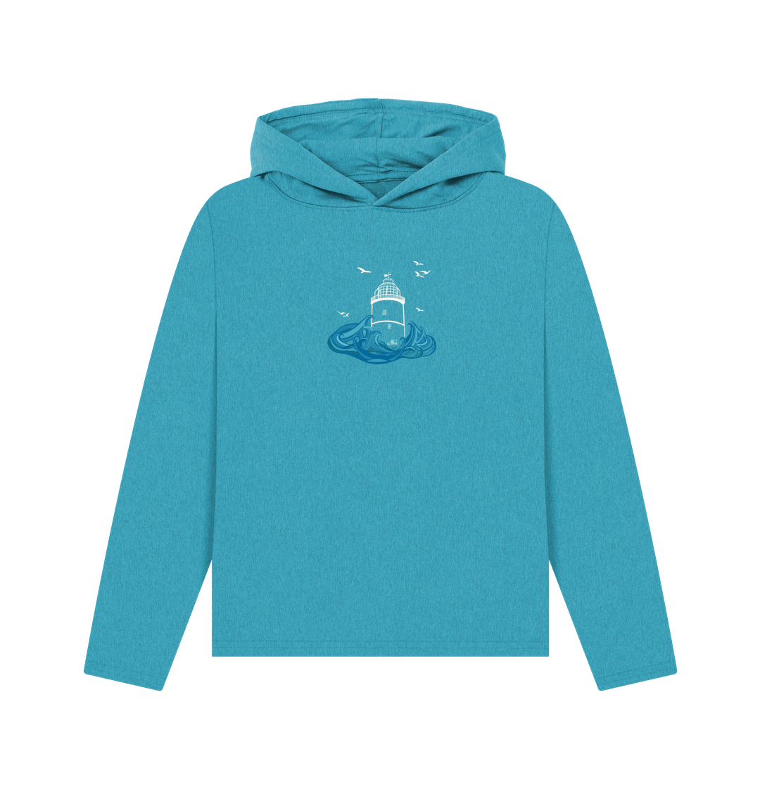 Ocean Blue St Agnes Remill\u00ae Relaxed Fit Women's Hoodie