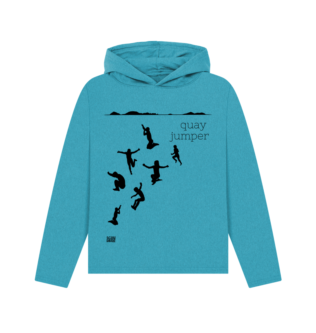 Ocean Blue Recycled Hoody