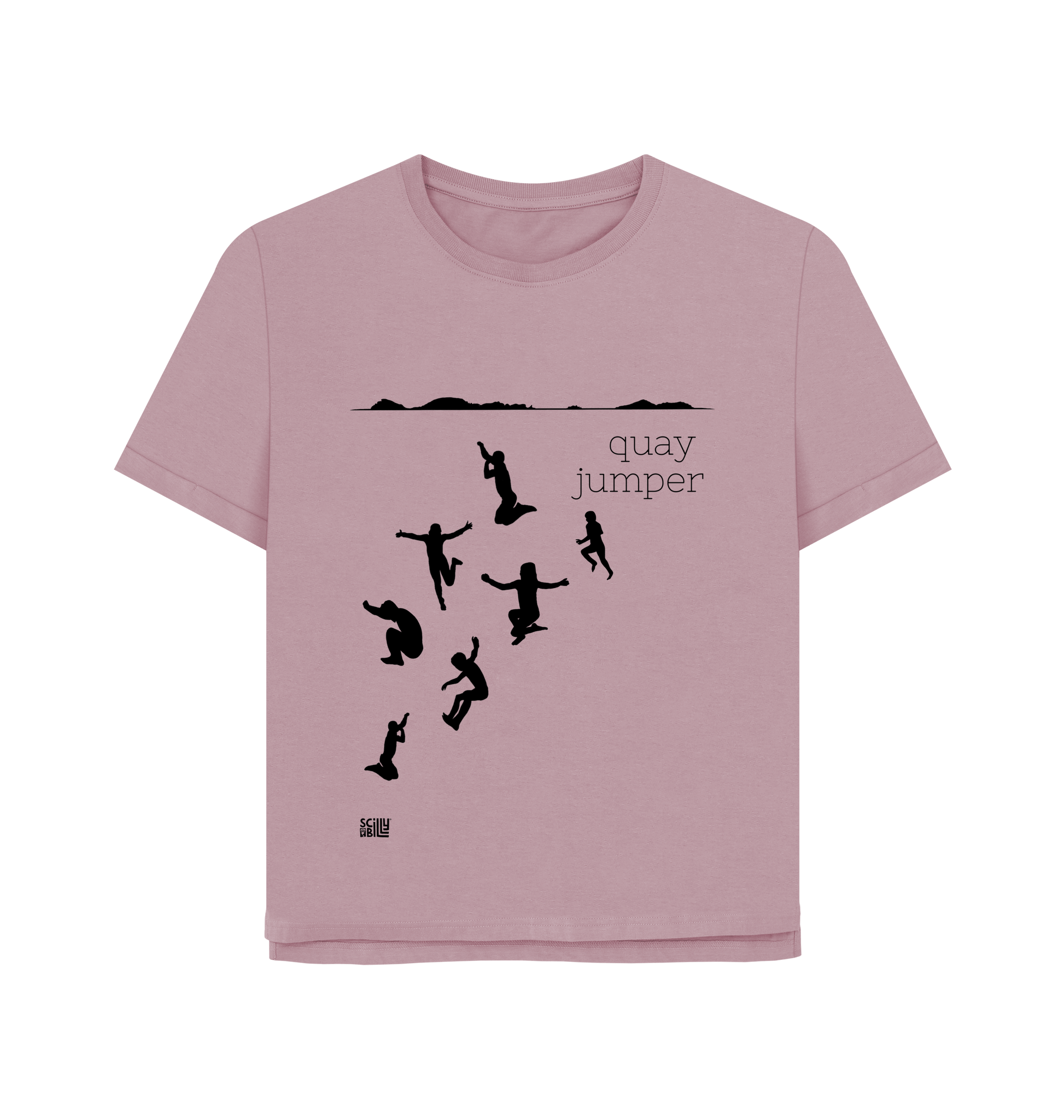 Mauve Printed T-shirt Front