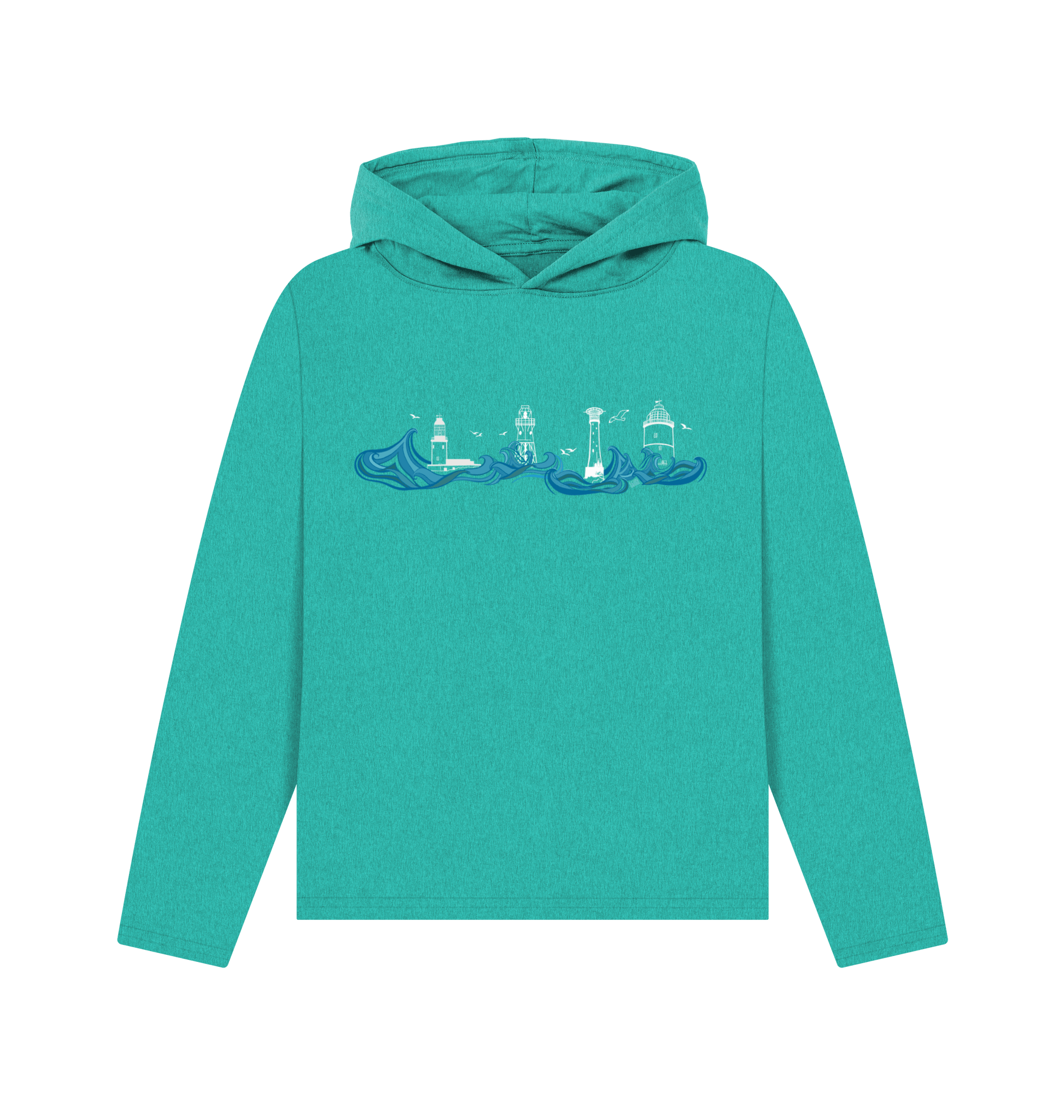 Seagrass Green Recycled Hoody Front
