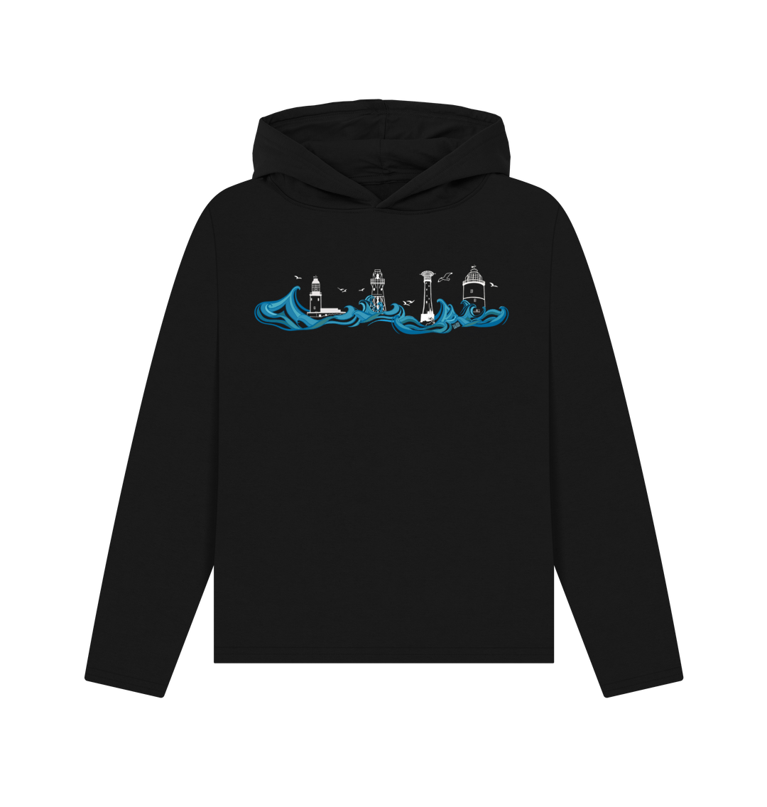 Black Lighthouses Remill\u00ae Women's Hoodie (without text)