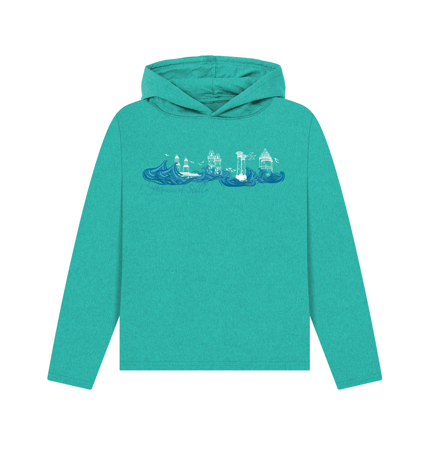 Seagrass Green Recycled Hoody Front
