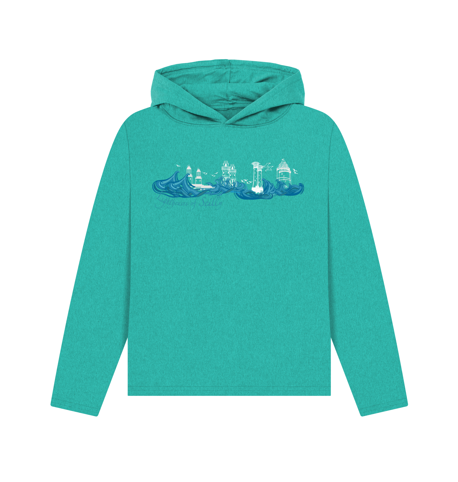 Seagrass Green Recycled Hoody Front