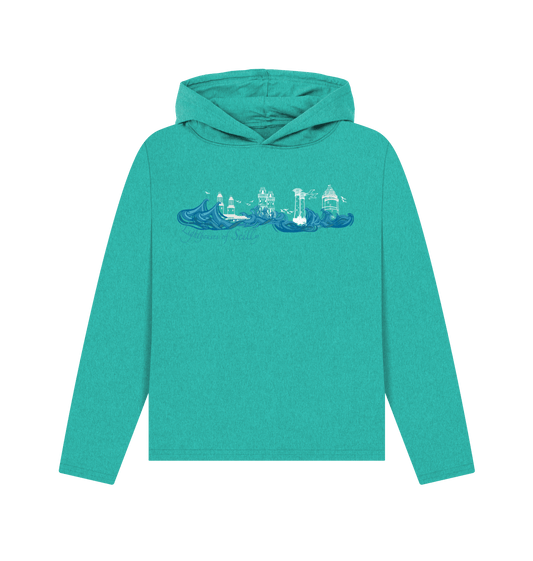 Seagrass Green Recycled Hoody Front