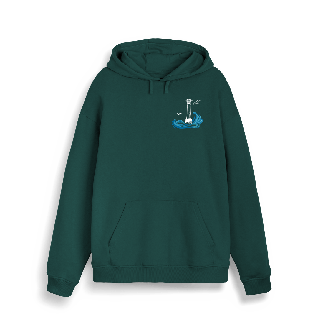 Glazed Green Bishop Rock Unisex Kangaroo Pocket Hoodie