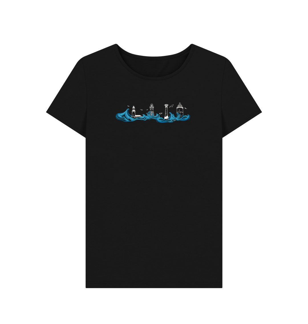 Black Lighthouses Women\u2019s Tee