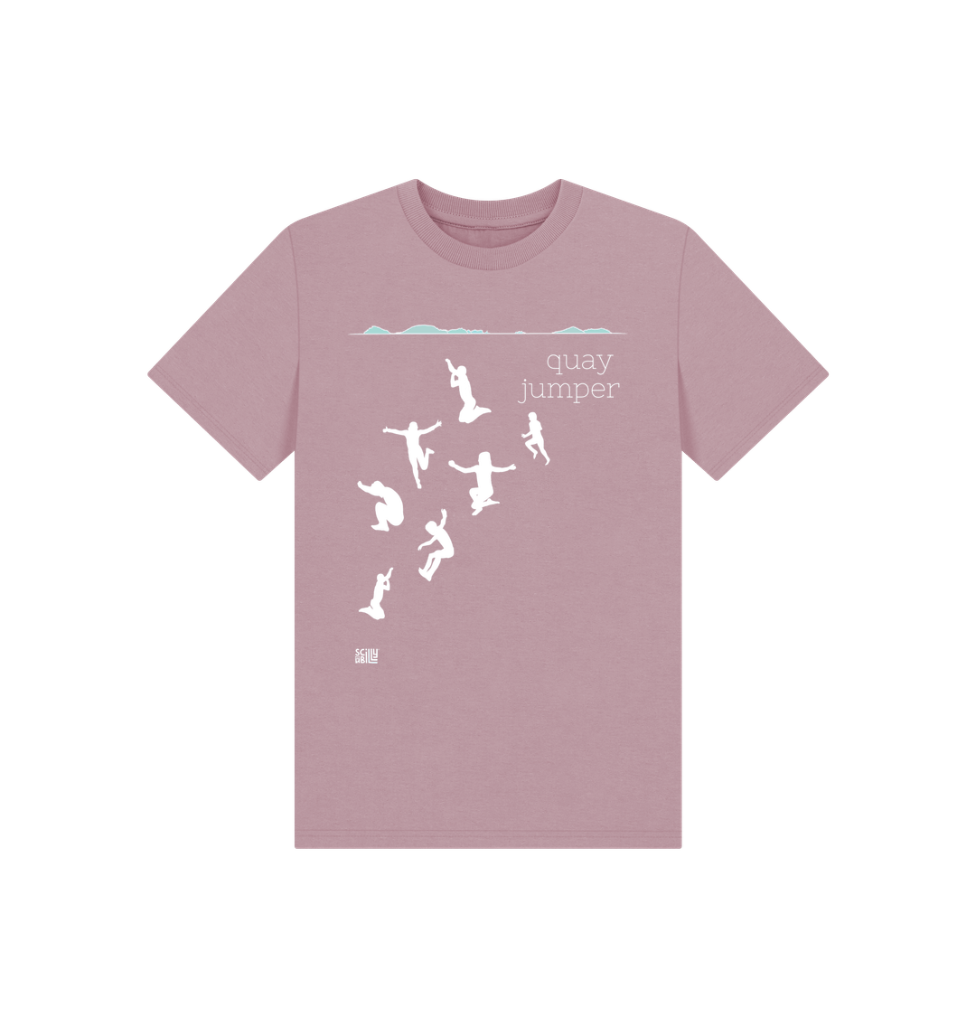 Mauve Printed Kids T-Shirt