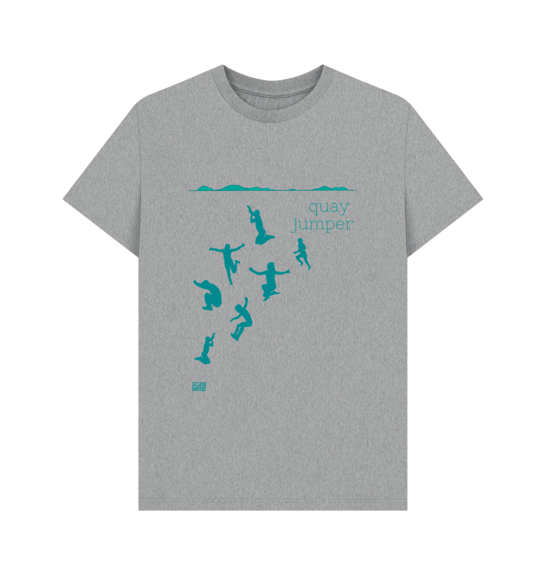 Athletic Grey Printed T-shirt