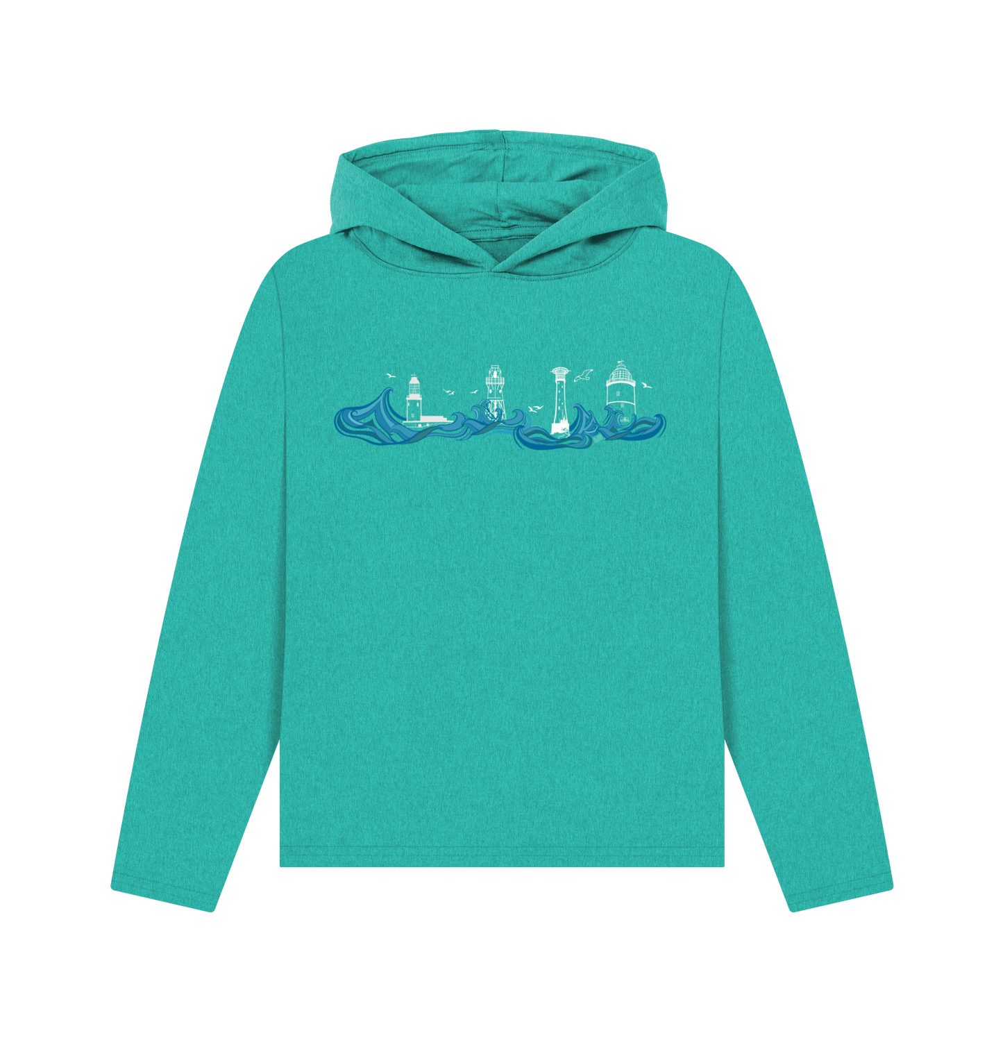 Seagrass Green Recycled Hoody Front