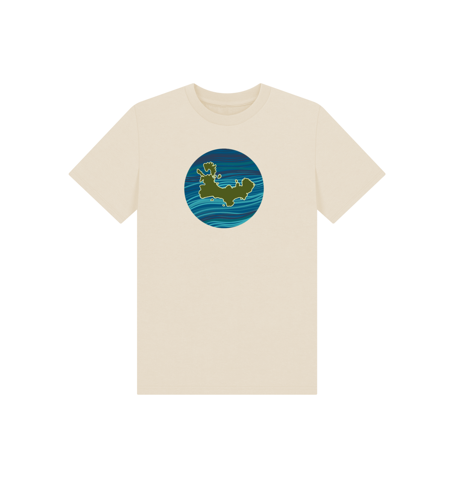Oat Printed Kids T-Shirt Front