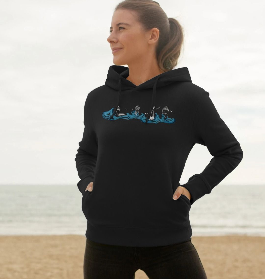 Lighthouses Women's Hoodie (without text)